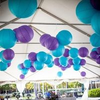 Couleur du mariage turquoise et violet