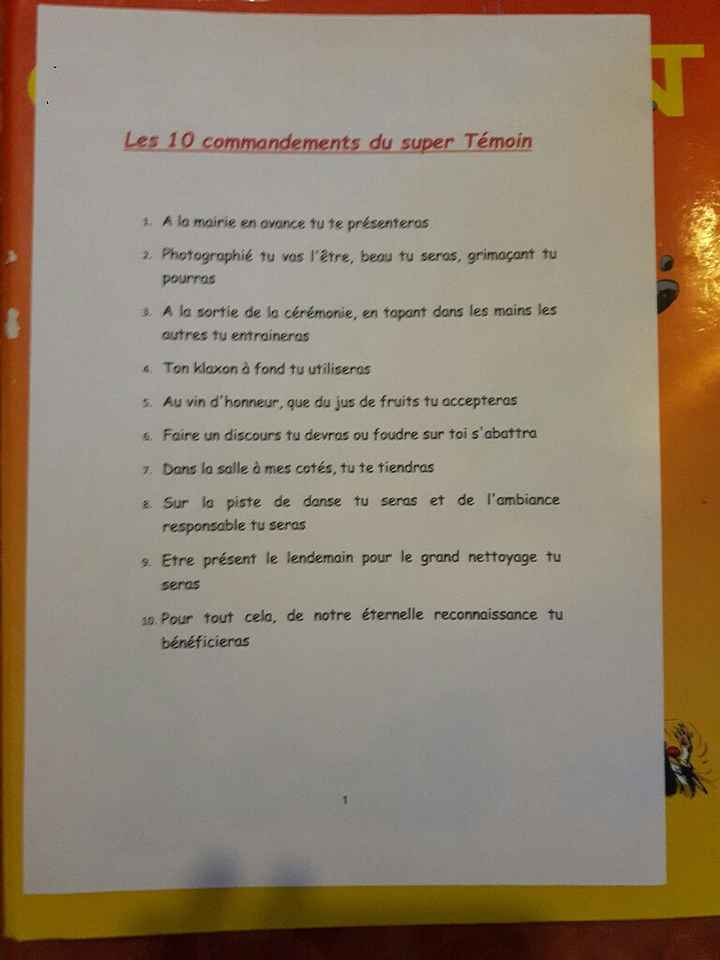 Pour nos témoins - 1