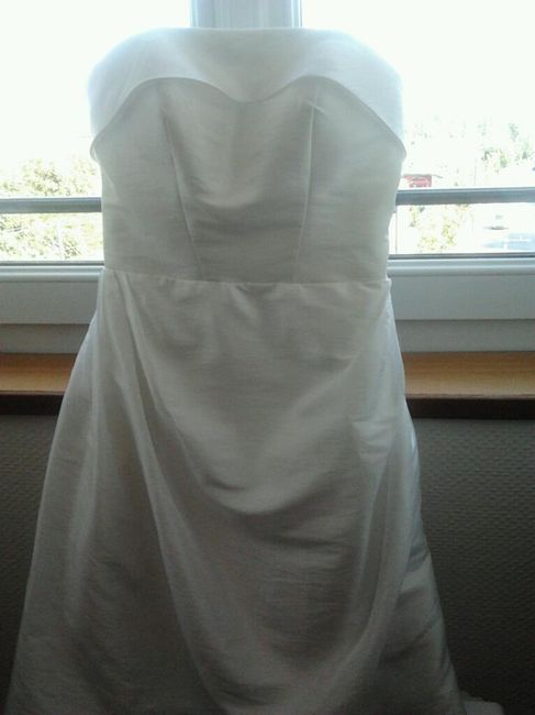 robe bustier blanche neuve 