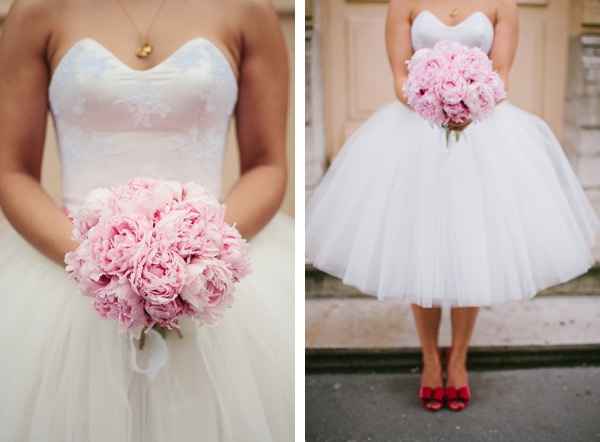robe et bouquet