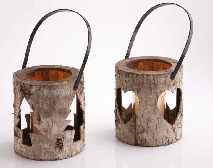 photophore en bois