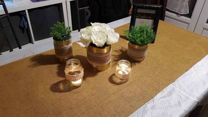 Ma déco de table "rustique"