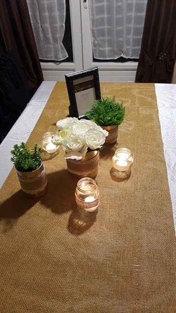 Ma déco de table "rustique"