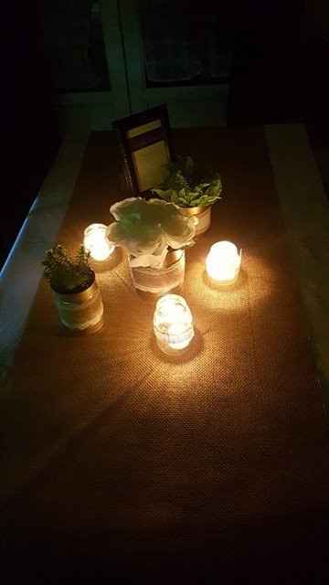 Ma déco de table "rustique"