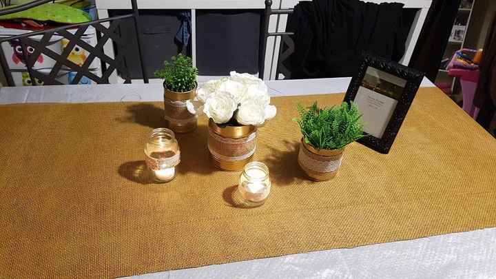 Ma déco de table "rustique"