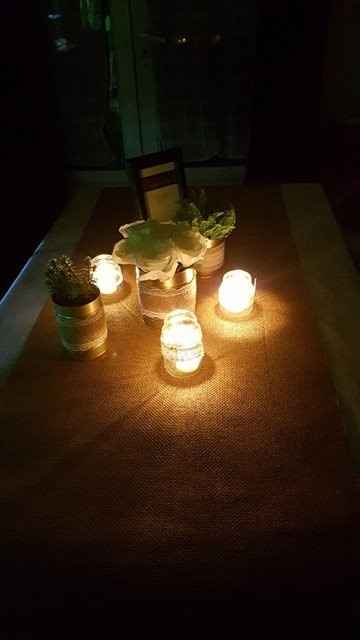 Ma déco de table "rustique"