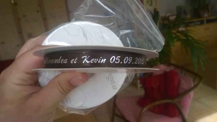 Mon ruban pour les dragées