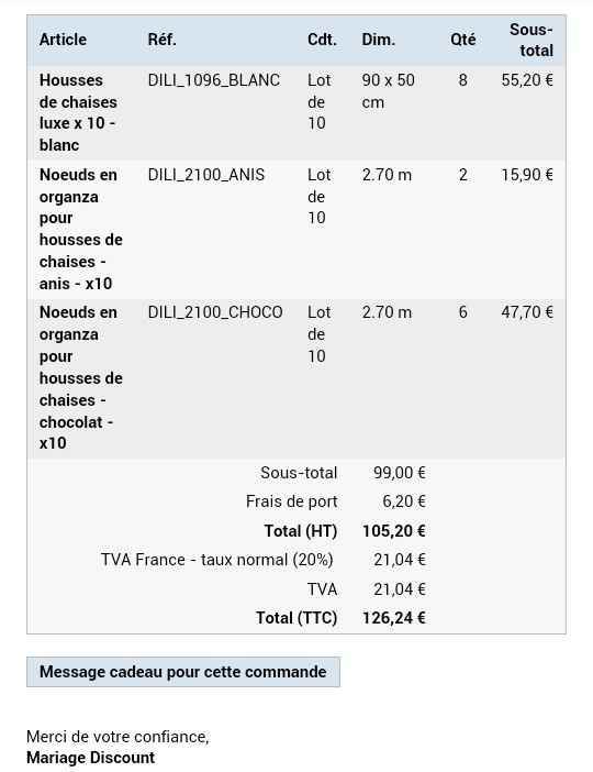 Housses de chaise... recherchées désespérément - 1