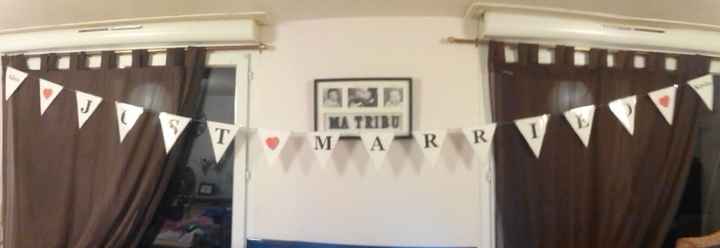 Ma banderole faite avec mes tites mimines