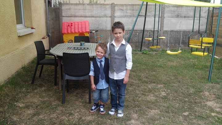 Mes bébés, Loris & Jules, habillés pour le mariage !