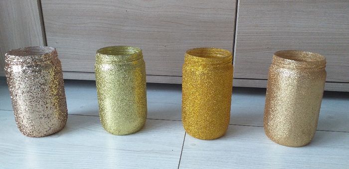 Diy vase doré - 1