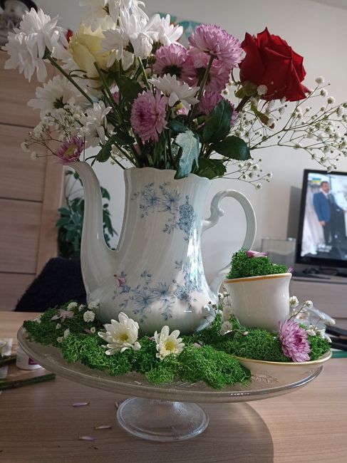 Essai de bouquet centre de table 2