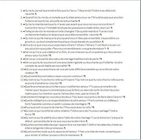 Aide d'écriture de voeux
