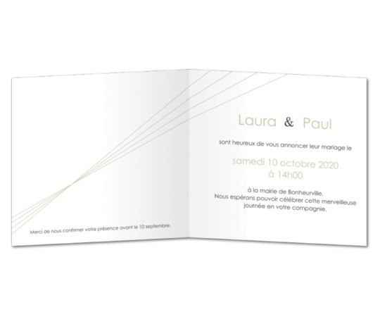 Faire-part intérieur