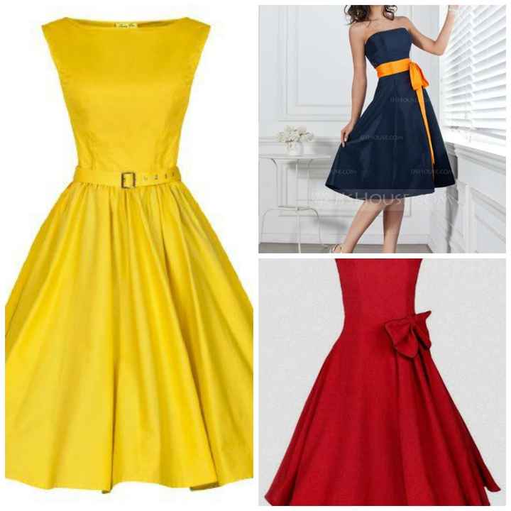Robes en couleurs