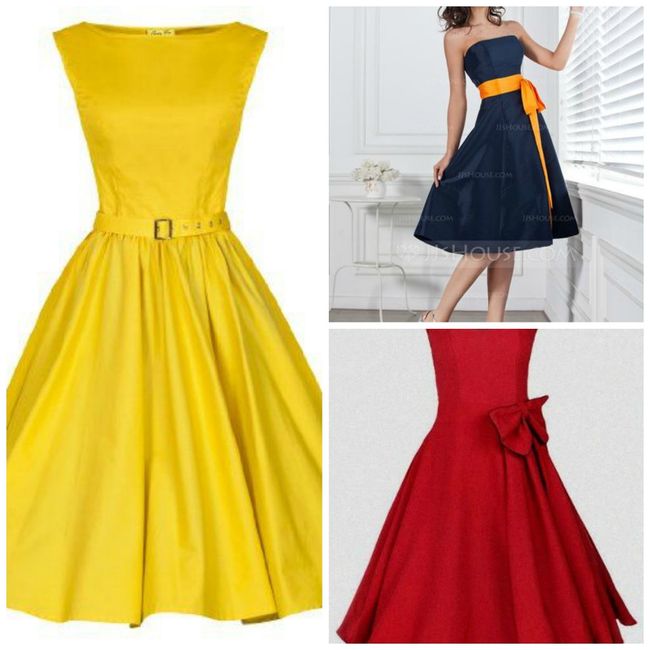 Robes en couleurs