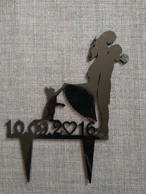 Notre cake topper !! - 1
