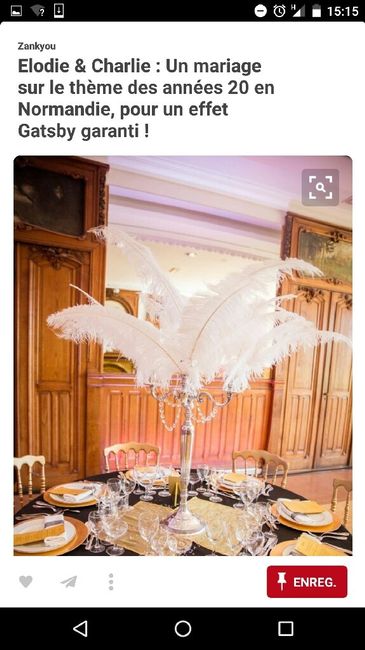 Idee deco et bon plan theme plume et diamant blanc et gris - 8
