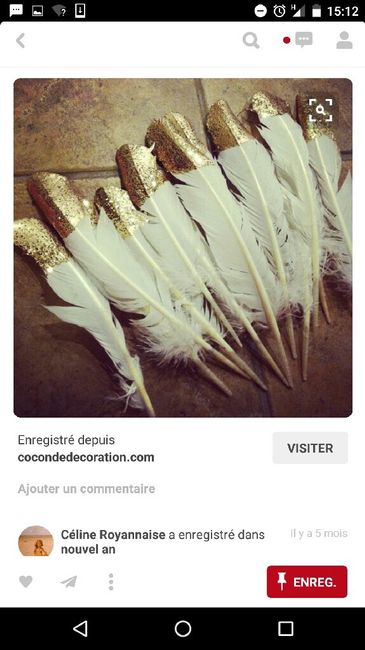 Idee deco et bon plan theme plume et diamant blanc et gris - 12