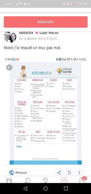 Le jour J:check list des choses à faire ? - 3
