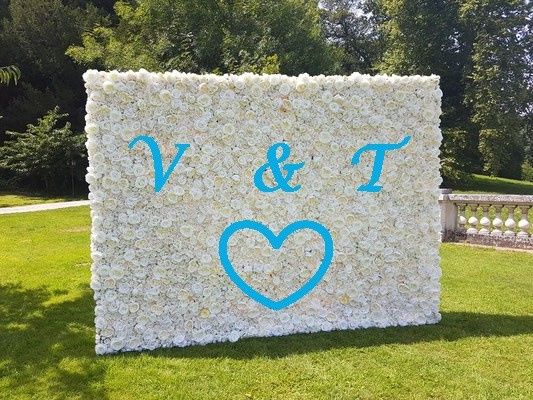 Mur de fleurs (artificielles) 1