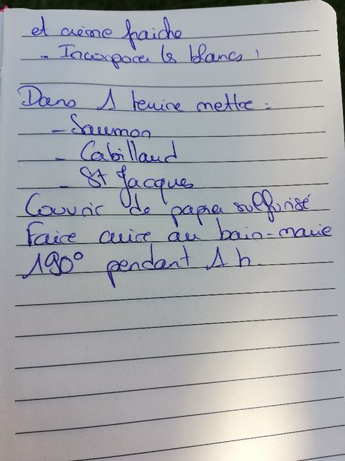 Mon retour pour un repas maison(terrine Congelée) - 3