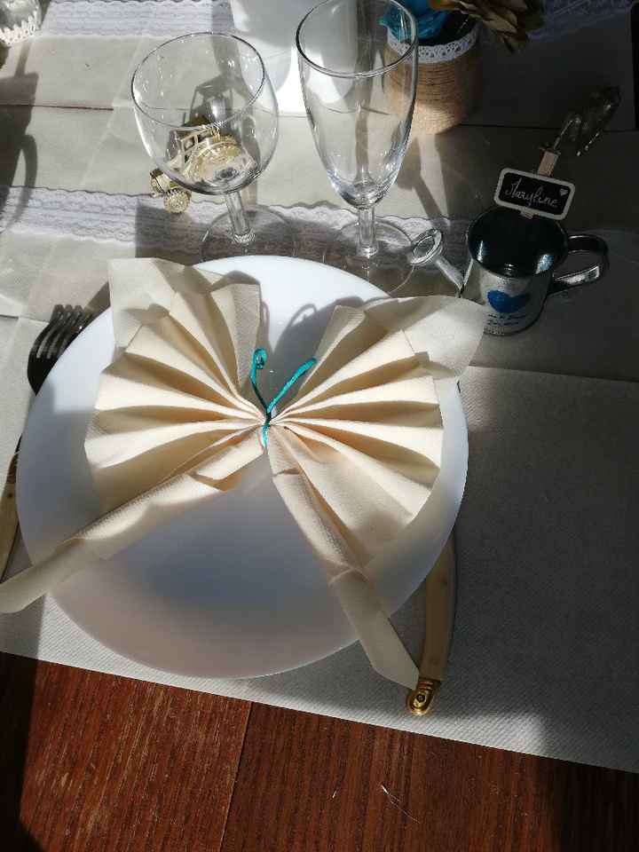 Déco table :choix des serviettes - 5