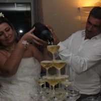 Champagne a flot...