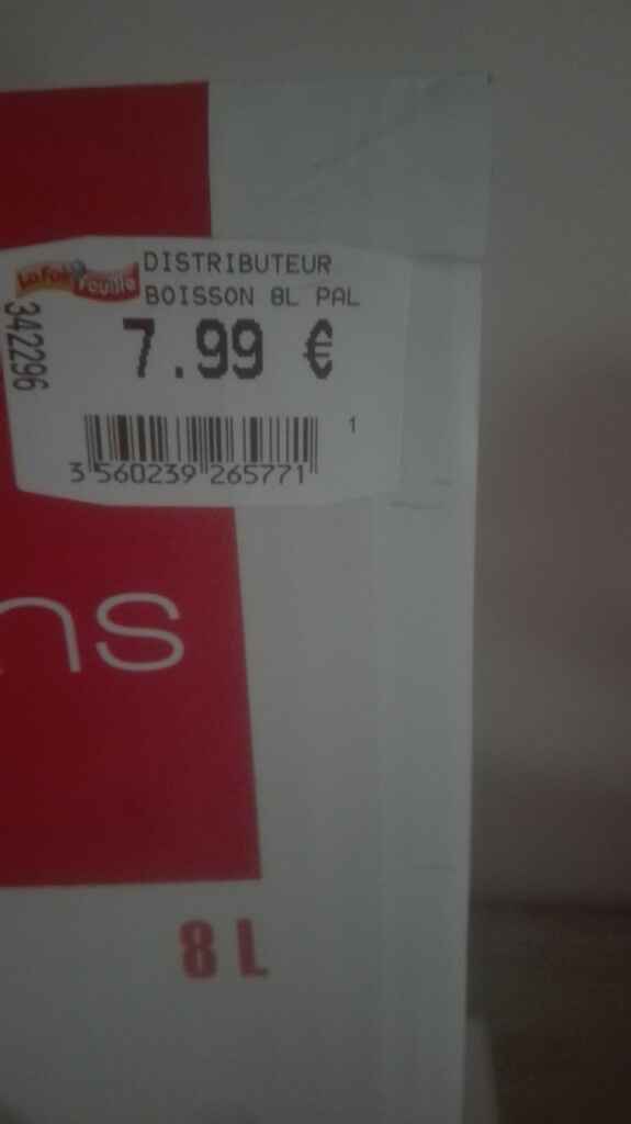  Fontaine boisson - 1