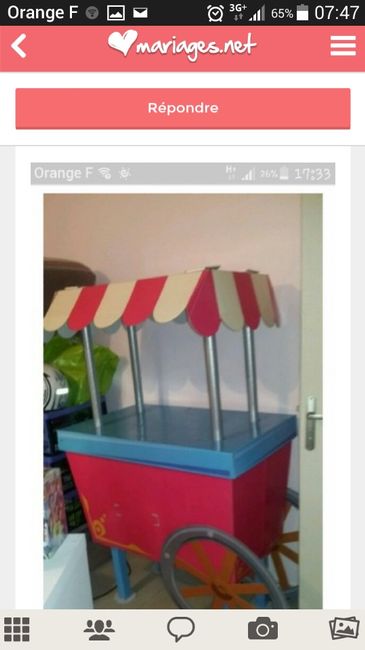 Début transformation candy  bar - 1