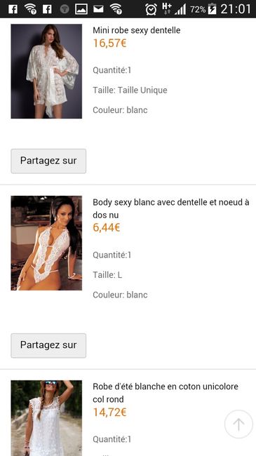 Tenue du lendemain et nuit de noce - 2