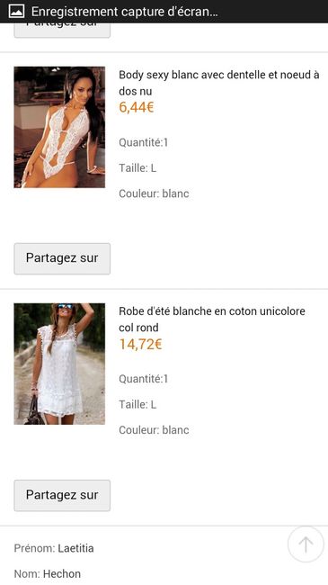 Tenue du lendemain et nuit de noce - 3