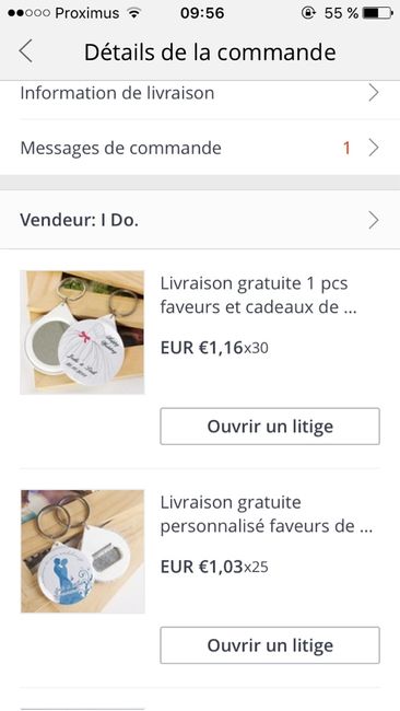 Ravie de ma commande - 1