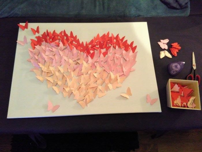 Coeur de papillons