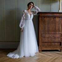 Un gilet de berger sur robe de mariée ? - 2