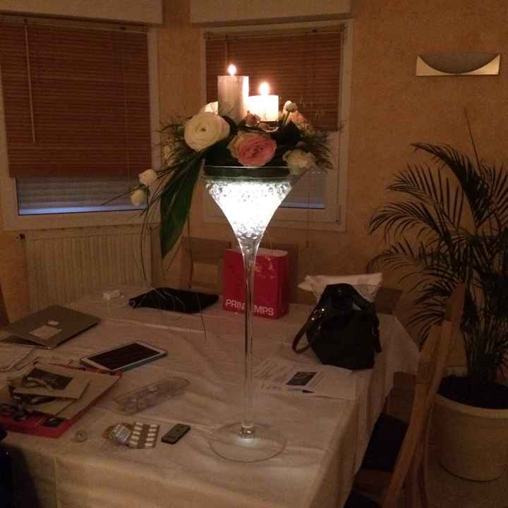 J'ai besoin d'idées pour la decoration de vases martinis  - 1