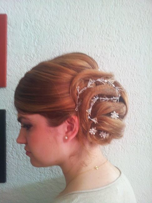 Essai coiffure - chignon 2