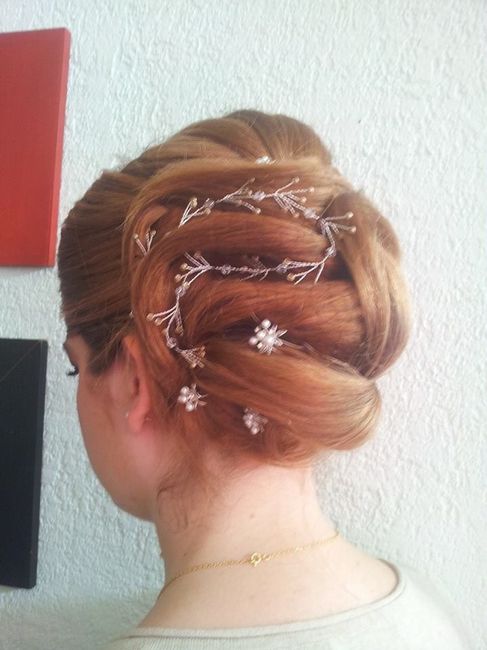 Essai coiffure - chignon 2