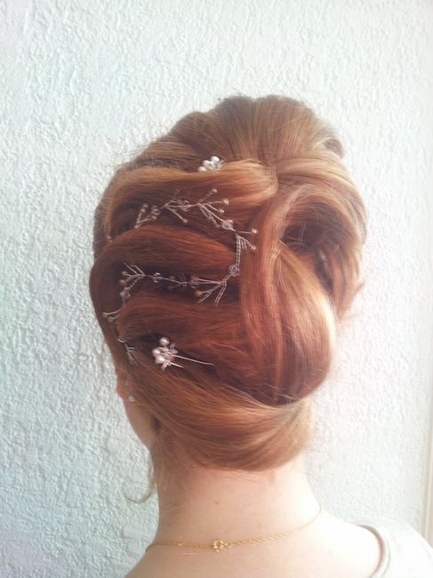 Essai coiffure - chignon 2