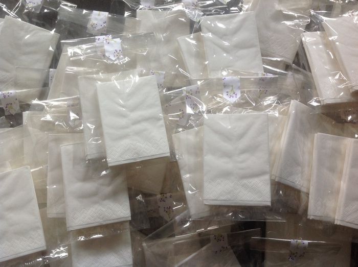 Petits mouchoirs customisés