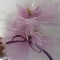 Nos alliances et leur fleur de présentation  en diys - 2