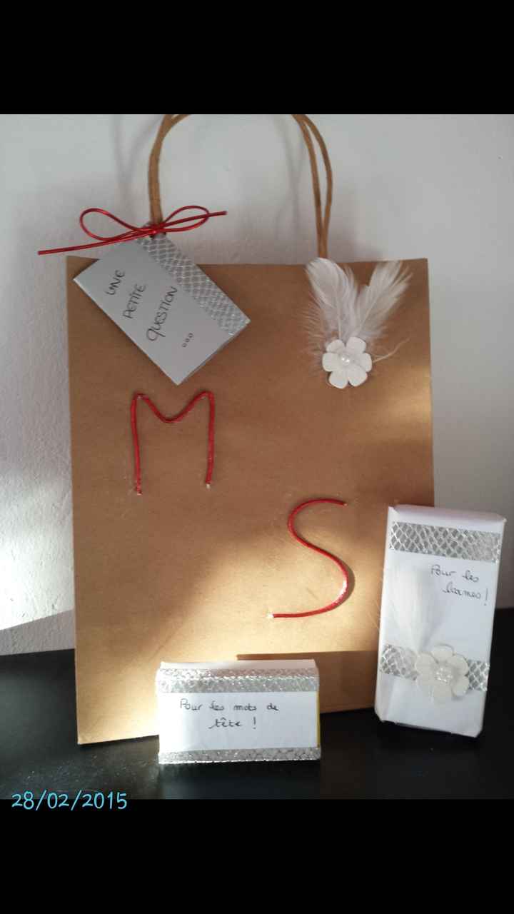 Debut préparatifs kit témoin - 2