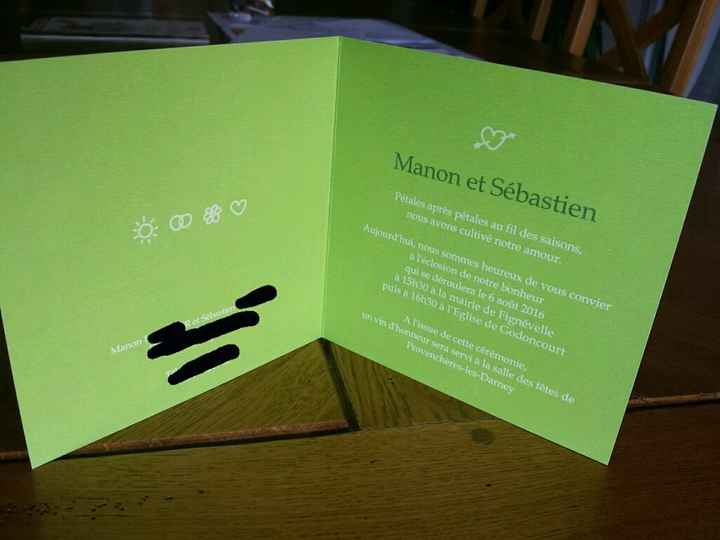 Période faire-part presque terminée - 2