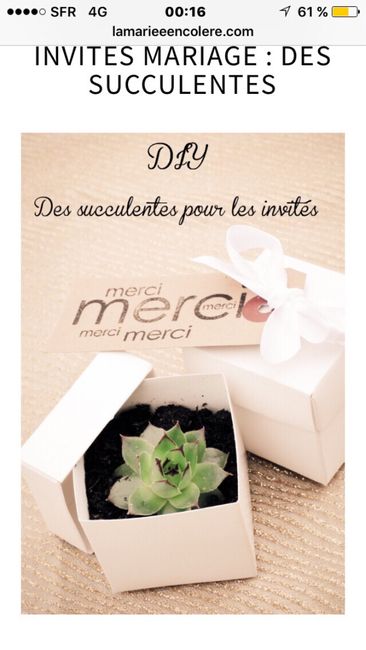  Cadeaux pour les invités ! - 1