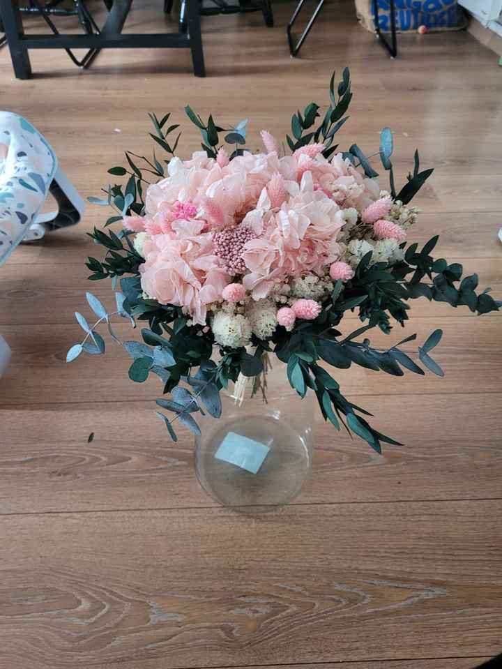 Bouquet en fleurs stabilisées - 1