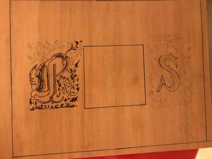 Test pyrogravure livre d'or - 1