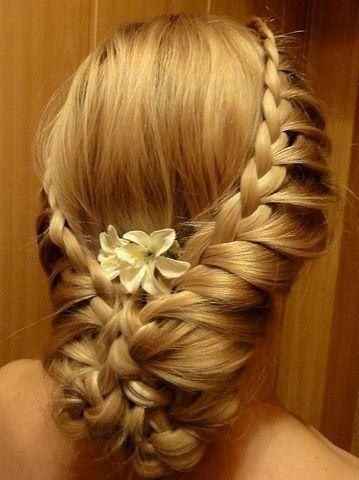 chignon tressé