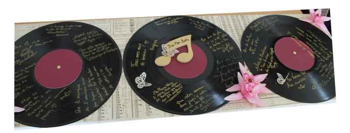 livre d'or sur vinyle