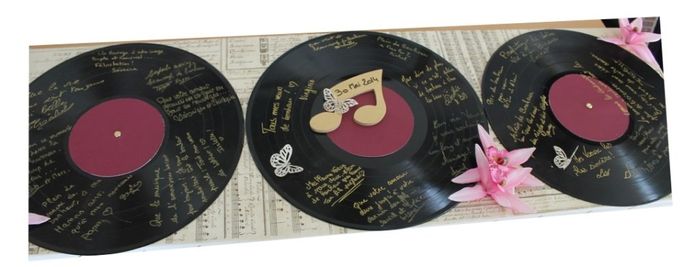 livre d'or sur vinyle