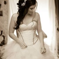 Ma robe en mouchoirs de tulle 